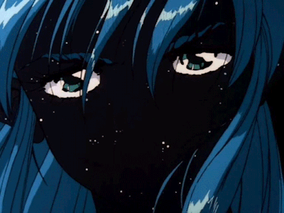 90s Anime Aesthetic - [blue]