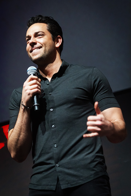 Gibberish Dailyzachary Zachary Levi Onstage During The