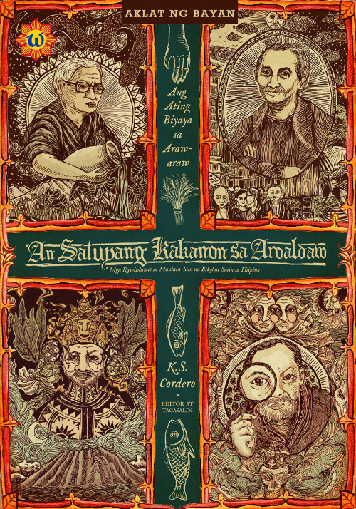 Book cover of Bikolano poetry anthology “An Satuyang Kakanon sa Aroaldaw”edited by 