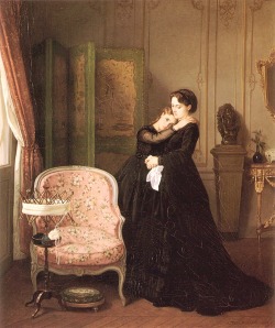 Auguste Toulmouche (Nantes 1829 - Paris 1890), Consolation, 1867