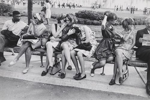 cyclogenesis:New York World’s Fair, 1964. This is one of Winogrand’s most iconic images. There’s a h