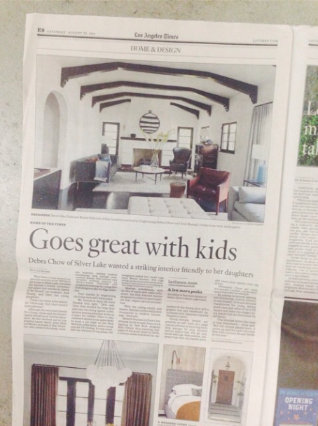 Our recent LA Times article featuring our Silver Lake Hills project!