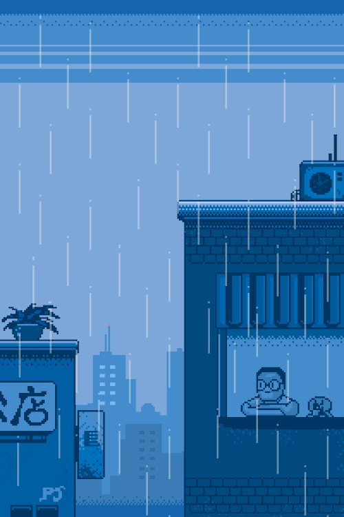 pixeljeff:Rainy day / 2016