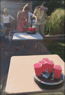 4gifs:  Roomba beer pong. [video]   Mind blown