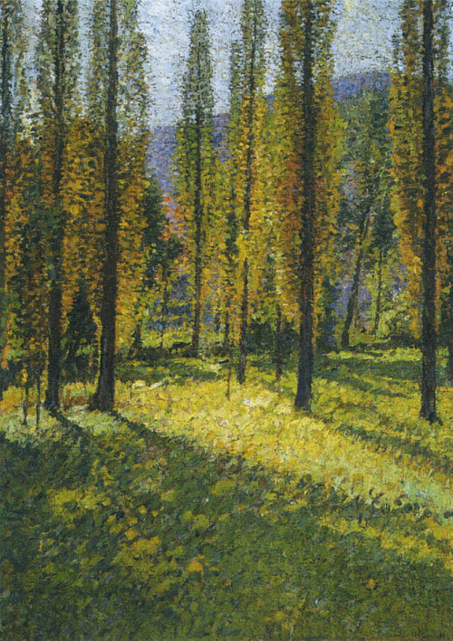 artist-henri-martin:

The Poplars, Henri Martin 