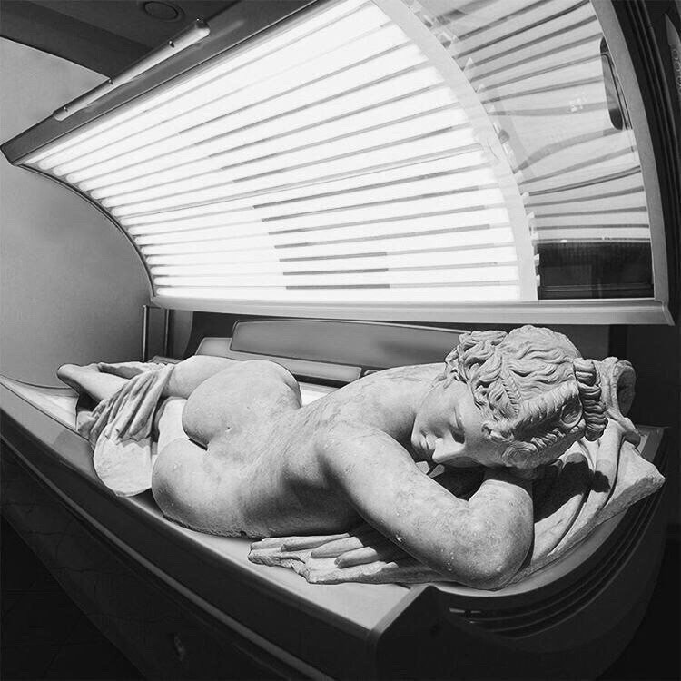 stonemen:  Sleeping Hermaphroditus. 