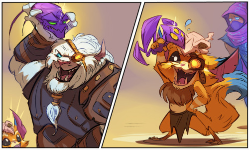 kirrys:  Playtime with Gnar!!! I GOT TO DO THESE AWESOME COMICS FOR RIOT AND IT IS SO COOL!!! You can go into this thread and request which ones I draw next!! :D http://boards.na.leagueoflegends.com/en/c/riot-official/9olitnzk-playtime-with-gnar Reddit