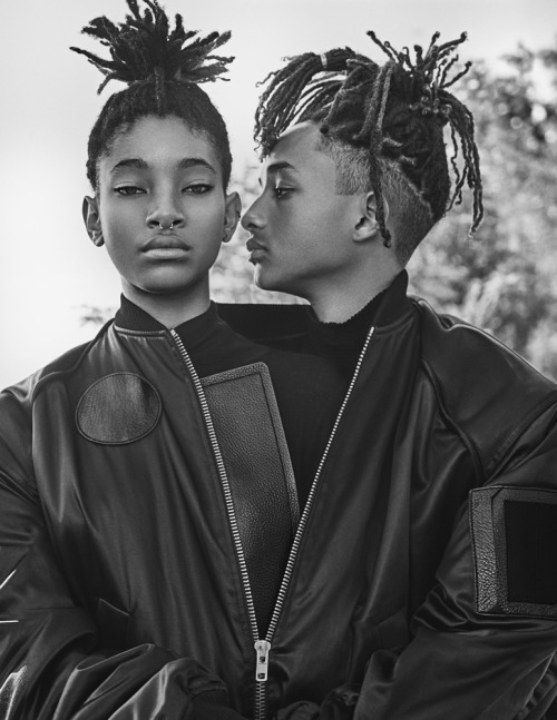 princessakuba:  celebritiesofcolor:  Jaden and Willow Smith for Interview Magazine  I love them 