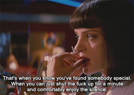 sadisticdaddydomxxx:dicaprio-diaries:pulp fiction (1994)Comfortable silence