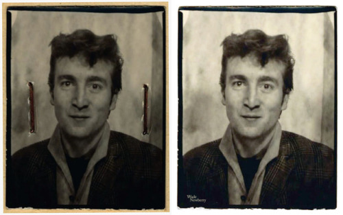 John Lennon - “before &amp; after”. This was a fun restoration project. I did a