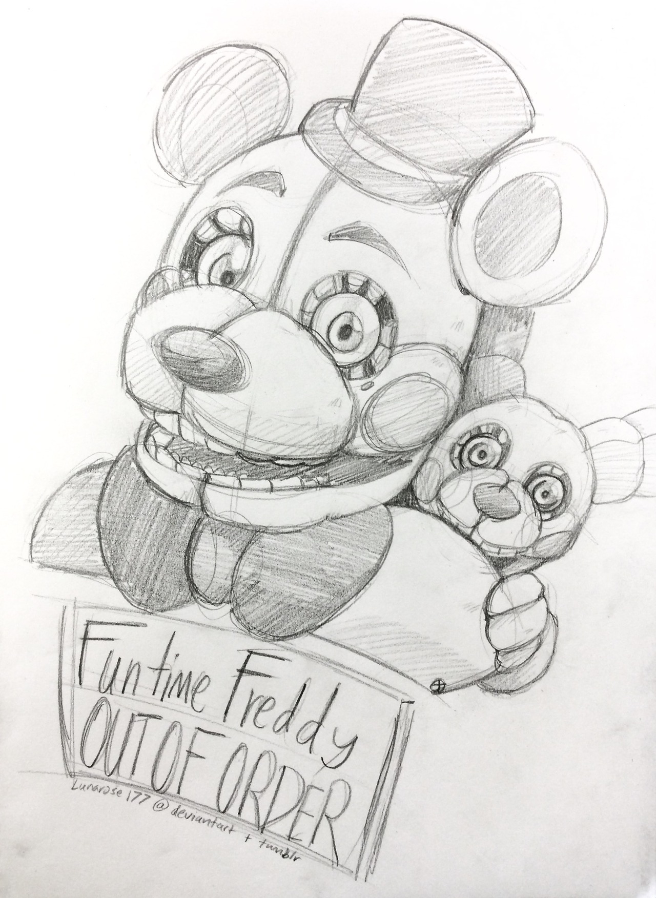 The Black Box — violetowly: Nightmares FNaF in Burton style or