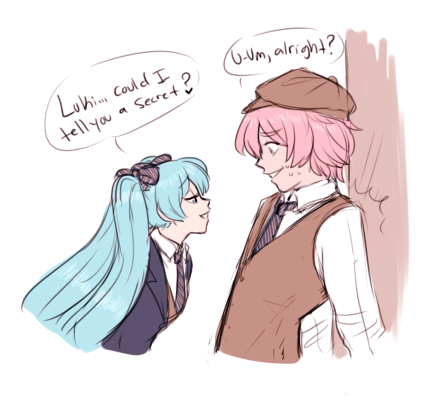 some doodles for this au     
