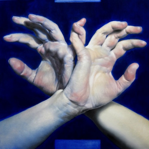 red-lipstick: Daniel Maidman (USA) - Blue Leah #8, 2012     Paintings: Oil on Canvas