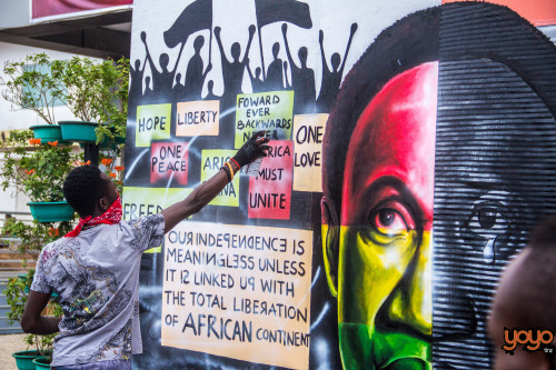 #StreetArtSaturdaySince last year GraffArt Ghana have been dedicating graffiti works to the Independ