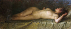 artiebagagli: Ruggero Panerai - Reclining female nude (1923)