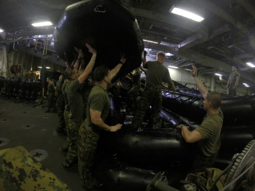 semperannoying:Here’s what it looks like when you’re in a boat company.  (I got to name my boat Fu Manchu)