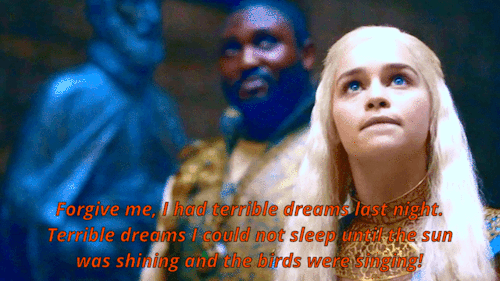 yenneferdivengerberg:Daenerys Targaryen in Game of Thrones 2.06: “The Old Gods and the New&rdq