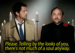 pondlifeforme:Supernatural Season 9 - Castiel & Crowley Promo (x)