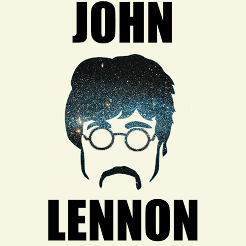 everythingclassicrock:  The Beatles: gif of every member with space behind them and food for George because that is basically his universe.  
