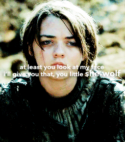 aryaunderfoots:Stark ladies being referred to as she-wolves