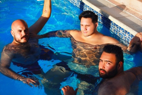 atomictantrum:  💦Pool Boys!💦@ultragraphique @atomictantrum @quesofresc0  Photo By: Ray Martinez