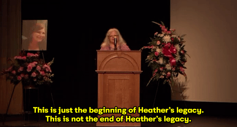 becausedragonage:  micdotcom: Heather Heyer’s mom gives heartbreaking yet stirring funeral speech “Find what’s wrong. Don’t ignore it, don’t look the other way, you make a point to look at it and say to yourself, ‘What can I do to make a difference?’