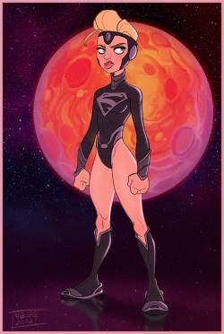 javierburgosartblog:  Felt like drawing yesterday´s SuperGirl with a House of El sort of attire. 