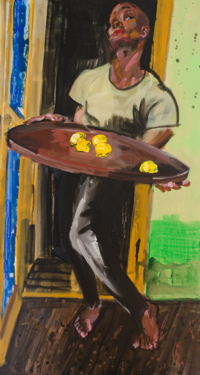 thunderstruck9:Rainer Fetting (German, b. 1949), Here are the Lemons (Desmond Cadogan), 2015. Oil an