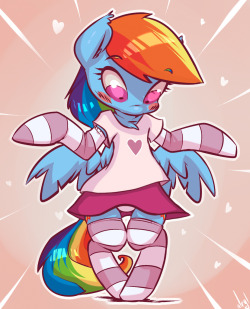 thunrainpark:Dashie Socks by atrylX3! Eeee~!