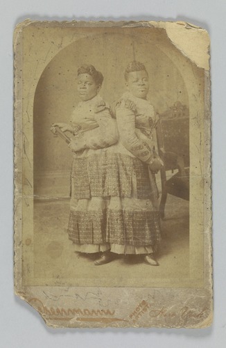 Albumen print of Millie and Christine McCoy, 1880s -1890s, Smithsonian: National Museum of African A