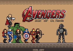 it8bit:  Avengers: Age Of Ultron  Created by Pixel Jeff