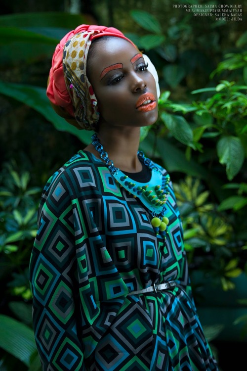 devoutfashion: Painted Garden Photographer: Saima Chowdhury Designer: Saleha Bagas MUA: Ma