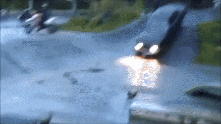 googifs:  If You’re Batshit Crazy &amp; You Know It… Jump A Car!