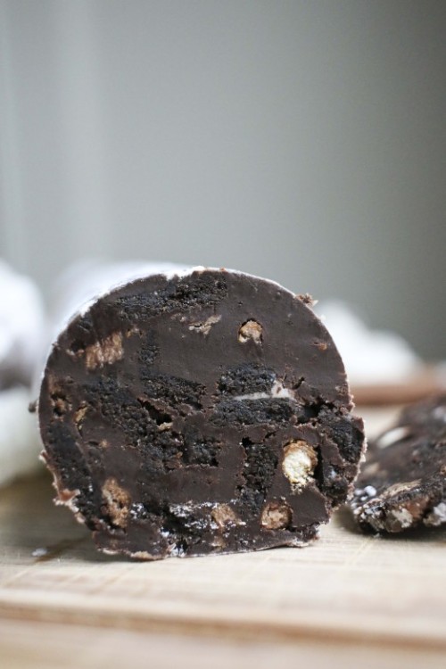 OREO PRETZEL CHOCOLATE SALAMI