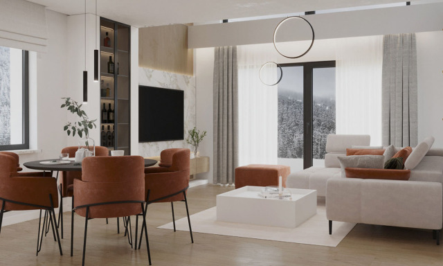 Examining the Stylish Essence of a White, Wood, and Brown Interior