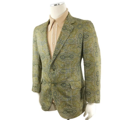 60s Paisley jacket 38 Link in profile or message to purchase  #vintagesportcoat #lebowjacket #vintag