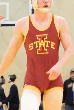 wrestleman199:damn his package is bouncing all around in his singlet HOT
