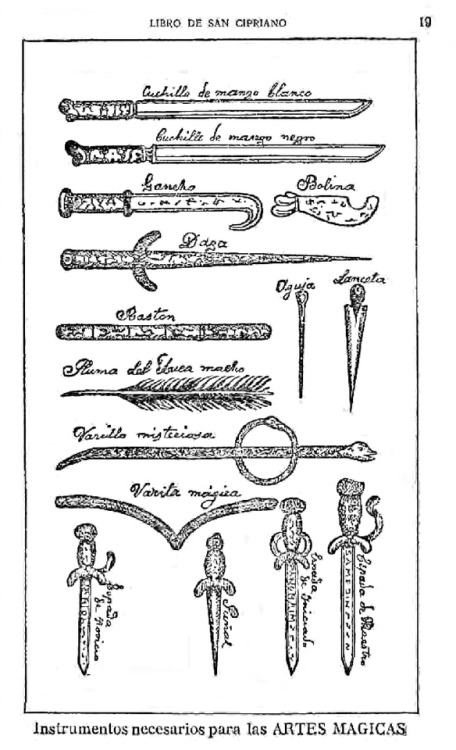 starrywisdomsect:Various pages and illustrations from a 1905 Spanish edition of the Book of Saint Cy