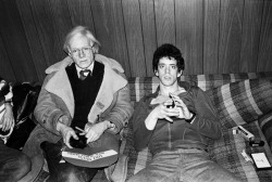  Andy Warhol And Lou Reed, New York, 1976, By Mick Rock 