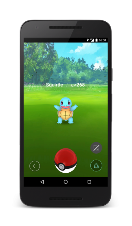 gatherofthegeeks:  First Pokemon GO Screenshots Revealed + New Gameplay Details! The Pokemon Company and Niantic Inc. today released the first screenshots of the upcoming mobile game Pokemon GO. New gameplay details were also revealed by the Pokemon GO