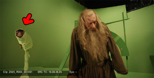 juliavickerman: maxistentialist: &ldquo;In order to shoot the dwarves and a large Gandalf, we co