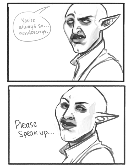 fishslappping:  solas is apparently very defensive about his Style  