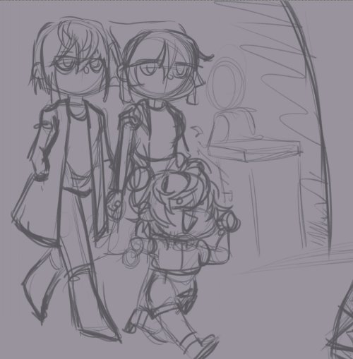 Sketches From Today Also Featuring @shizuchansmilk Shincelty Child Kian :3 
