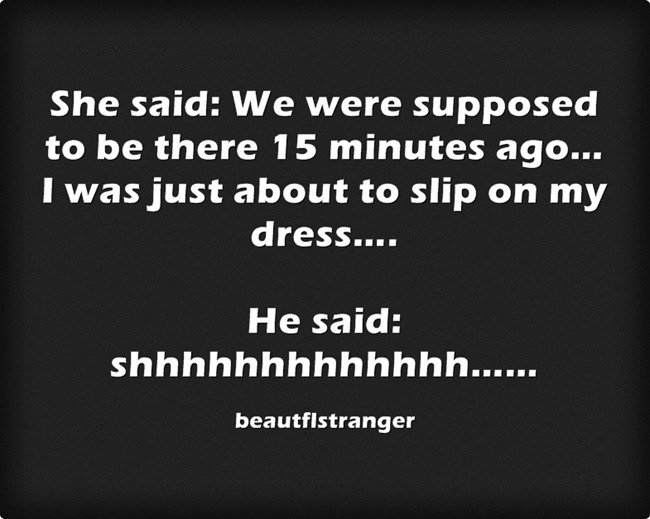 gentledom:  shesahellsbelle:  For you, I’ll be late every time.  Could there be