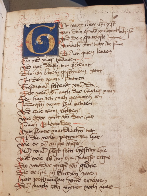 Ms. Codex 1077 -  [Alexander] &hellip;[etc.]This manuscript features three works: a German poem in r
