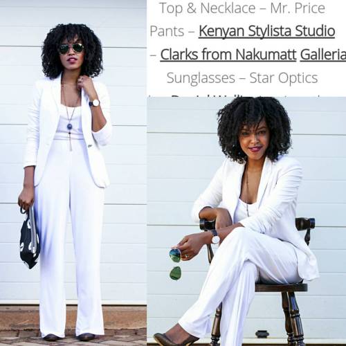 We are loving how Sharon of @this_is_ess rocked these Kenyanstylista high waist pants!!  Be sure to 