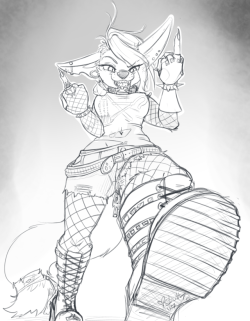 ~~~ When I was young and dumb and full of fuckin’ cum   ~~~Anthro (W1) For @mannwich of his OC Alara :D