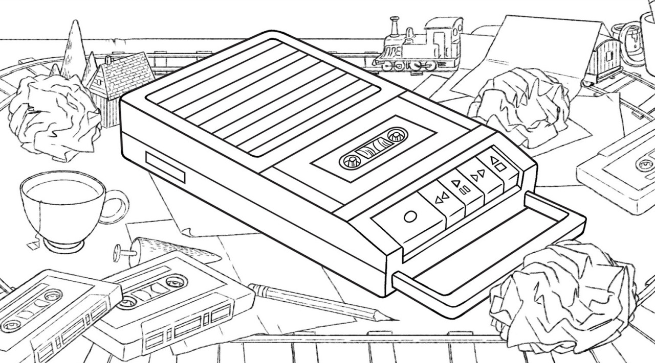 clarkesnyder:  Background layout designs by Clarke Snyder for Cartoon Network’s