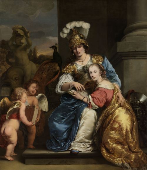 Ferdinand Bol (Dutch; 1616–1680)Allegory of Education (Margarita Trip as Minerva Teaching Her Sister