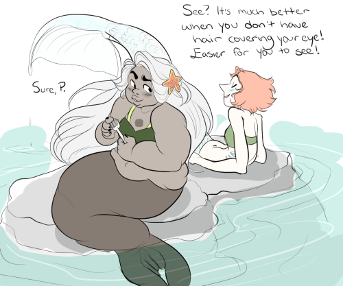 pearlsnose:  I made a mermaid au.. I’m porn pictures